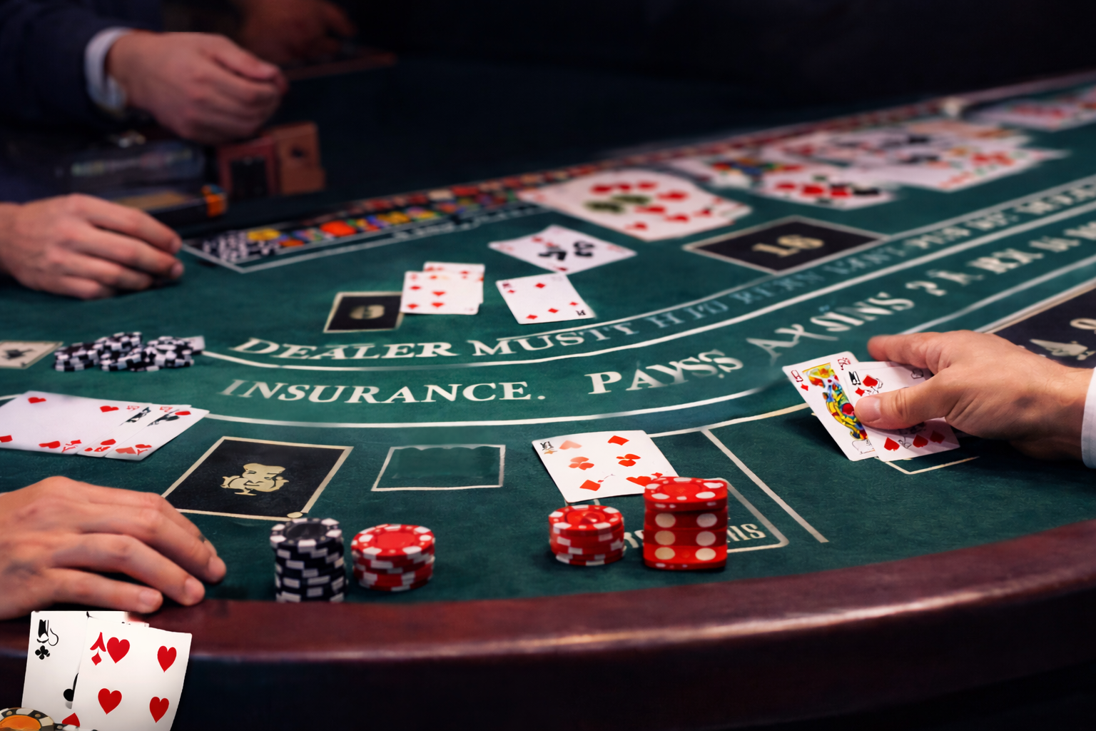 Tỷ lệ thắng Blackjack trên bàn blackjack tại sòng bạc