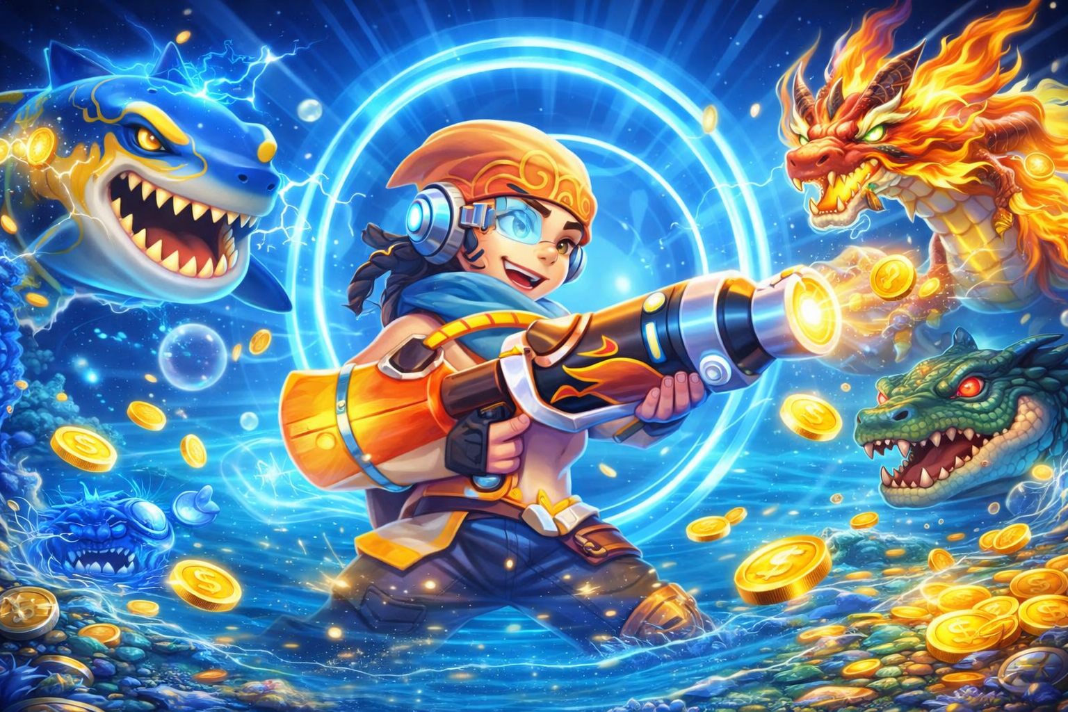 Chiến binh bắn cá long vương đầy sức mạnh