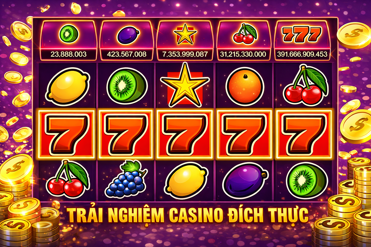 Máy xèng trực tuyến đầy màu sắc