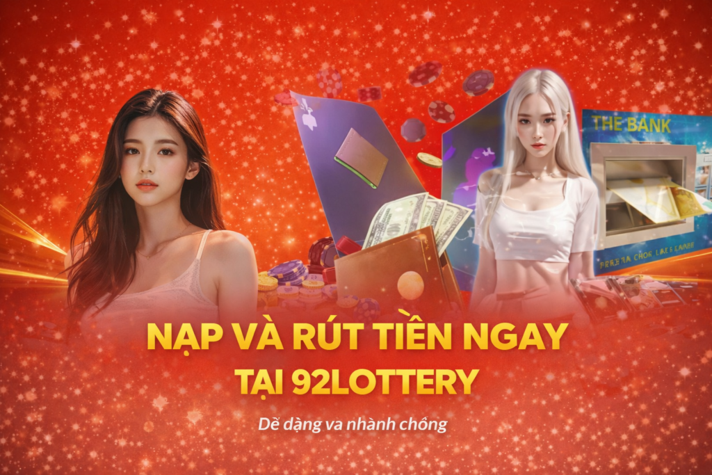 Nạp và rút tiền ngay tại 92Lottery