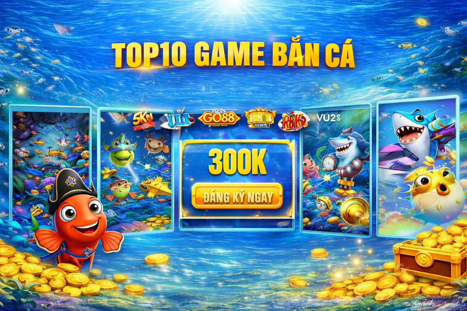 Top 10 game bắn cá hấp dẫn