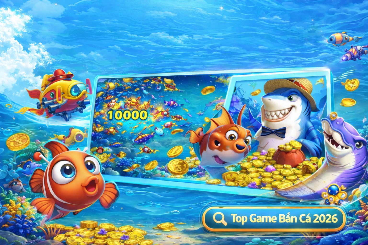 Trò chơi bắn cá 2026 dưới biển