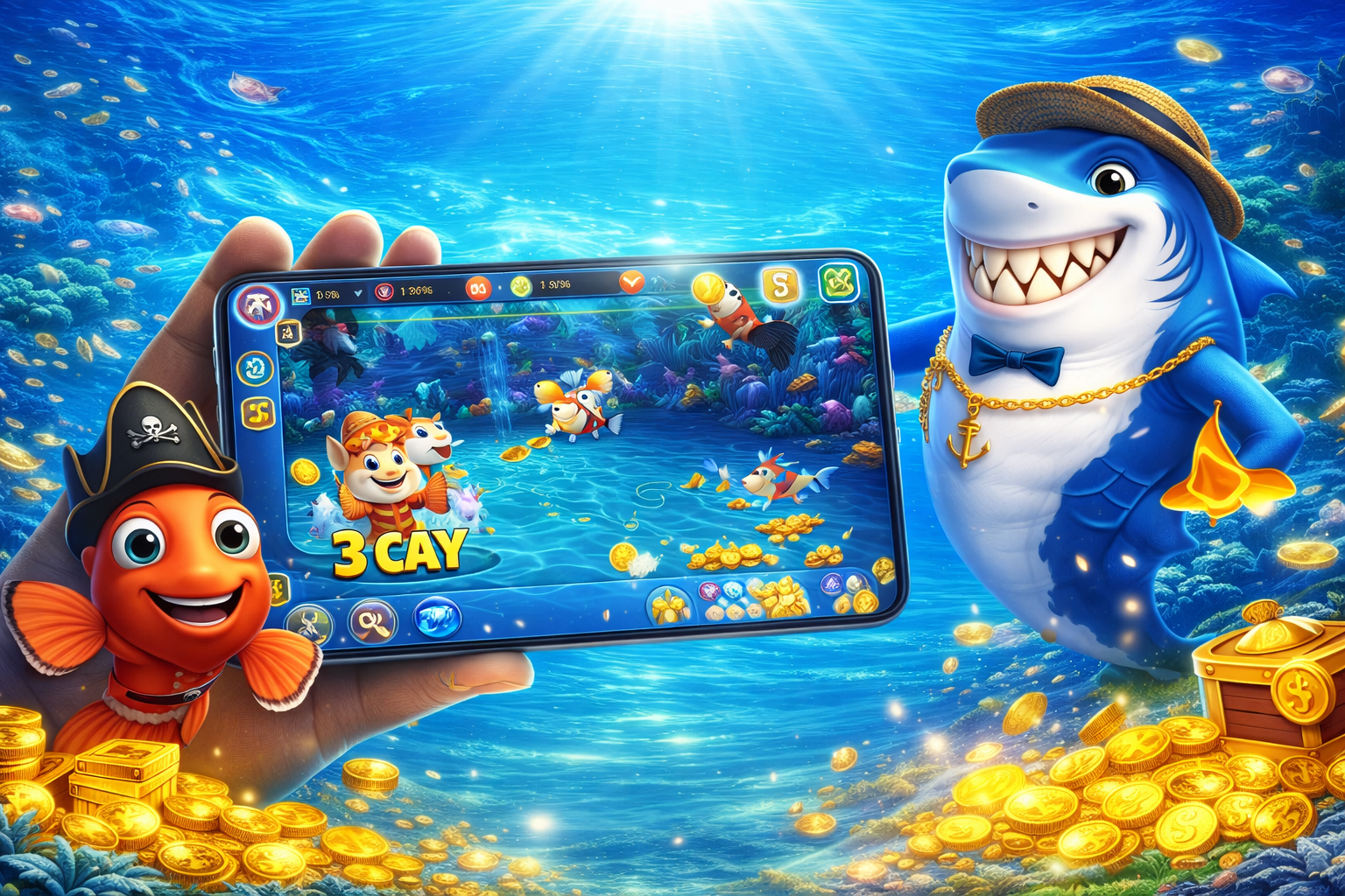 Trò chơi bắn cá dưới biển