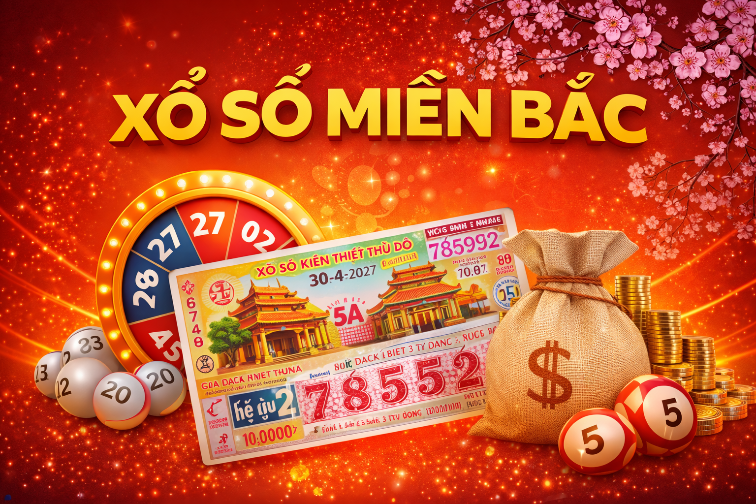 Xổ số miền Bắc may mắn